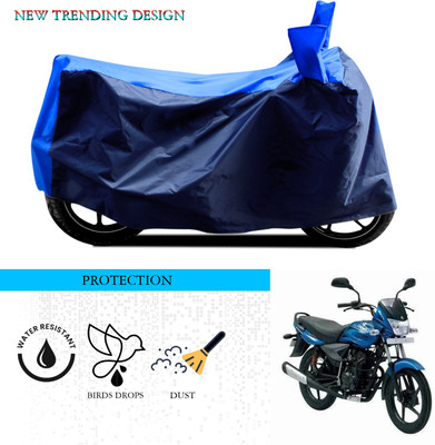 ANTHUB Waterproof Two Wheeler Cover for Bajaj(Platina 125, Blue)