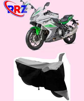 RRZ Waterproof Two Wheeler Cover for Benelli(302R, Black, Grey)