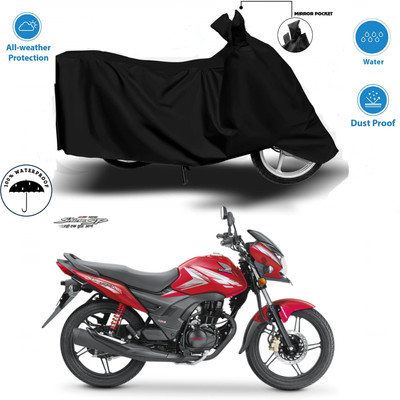 WMIZEXA Two Wheeler Cover for Honda(SP125, Black)