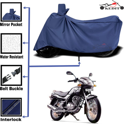 KEDIT Two Wheeler Cover for TVS(Fiero FX, Blue)