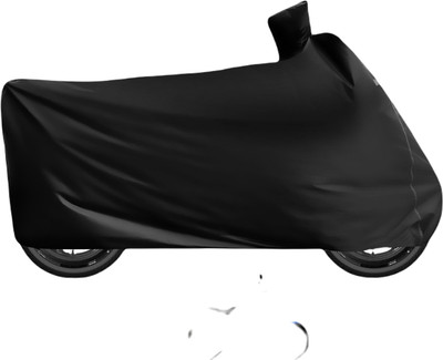 MOCKHE Waterproof Two Wheeler Cover for Bajaj(Wind 125, Black)