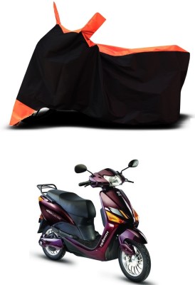 VESMEI Two Wheeler Cover for Hero(Electric Optima Plus, Orange)