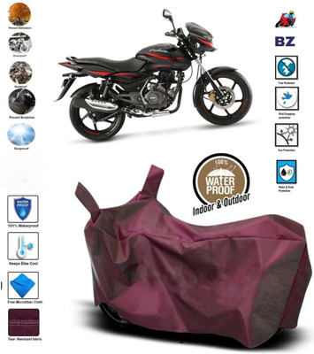 DeepShakshi AUTOMOTIVE Two Wheeler Cover for Bajaj(Pulsar 150 DTS-i, Maroon)