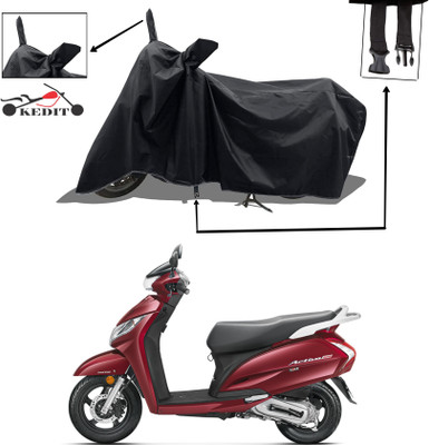 KEDIT Two Wheeler Cover for Universal For Bike(Activa 5G, Black)
