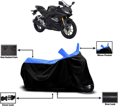Amexride Two Wheeler Cover for Yamaha(YZF R15 V3, Multicolor)