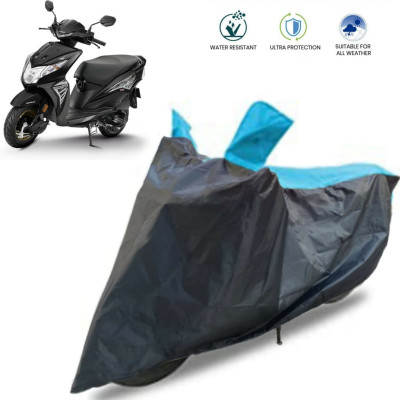 ma collections Waterproof Two Wheeler Cover for Honda(Scooty, Black)