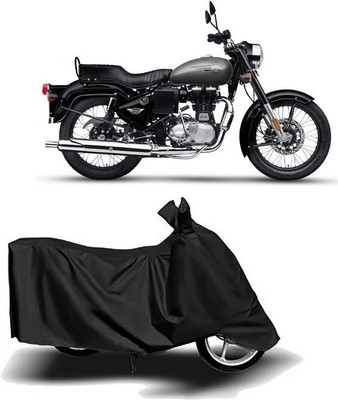 MWBB Waterproof Two Wheeler Cover for Royal Enfield(Bullet Electra Twinspark, Black)
