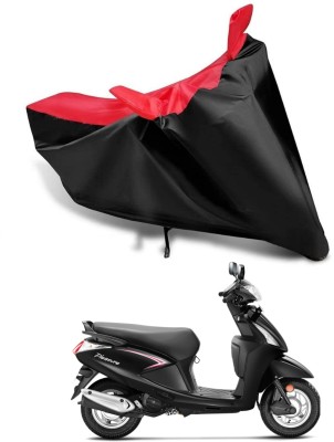 KEDIT Two Wheeler Cover for Hero(Pleasure, Red, Black)