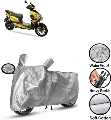 GOSHIV-car and bike accessories Waterproof Two Wheeler Cover for Okinawa(Silver)