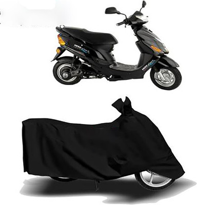 SK AUTO Waterproof Two Wheeler Cover for Hero(Electric Wave Dx, Black)