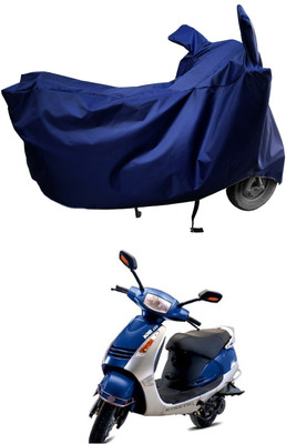 Amexride Two Wheeler Cover for Kinetic(Nova, Blue)
