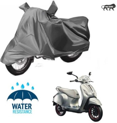 JSJINSIL Waterproof Two Wheeler Cover for Bajaj(New Chetak, Grey)