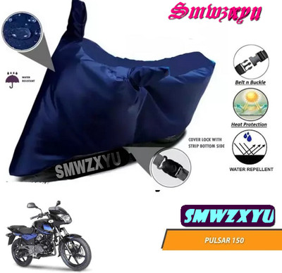smwzxyu Waterproof Two Wheeler Cover for Bajaj(Pulsar 150, Blue)