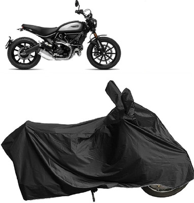 DIGGU Two Wheeler Cover for Ducati(Scrambler Icon, Black)