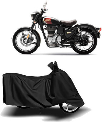 Mdstar Waterproof Two Wheeler Cover for Royal Enfield(Thunderbird 500, Black)