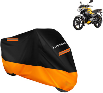 Horseyaart Waterproof Two Wheeler Cover for Bajaj(Pulsar 125, Orange)