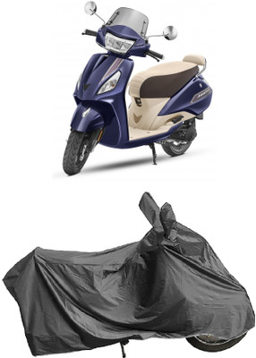 DIGGU Two Wheeler Cover for TVS(Jupiter Grande BS6, Grey)