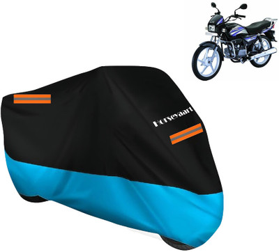 Horseyaart Waterproof Two Wheeler Cover for Hero(Splendor, Blue)