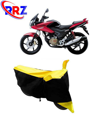 RRZ Waterproof Two Wheeler Cover for Honda(Stunner CBF, Black, Yellow)