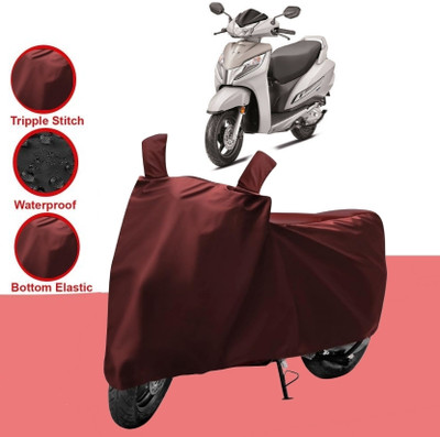 HWSXQAE Two Wheeler Cover for Honda(Activa 125, Maroon)