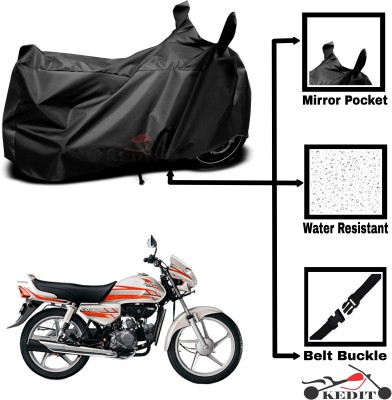 AASHTIK MART Two Wheeler Cover for Universal For Bike(CD deluxe, Black)