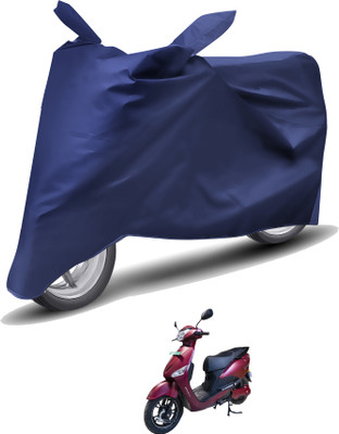 Caronix Waterproof Two Wheeler Cover for Hero(Electric Optima, Blue)