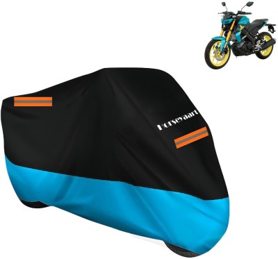 Horseyaart Waterproof Two Wheeler Cover for Yamaha(MT 15 New, Blue)