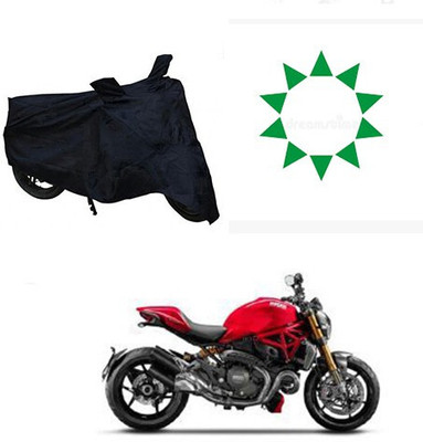 DeepShakshi AUTOMOTIVE Waterproof Two Wheeler Cover for Ducati(Monster 795, Black)