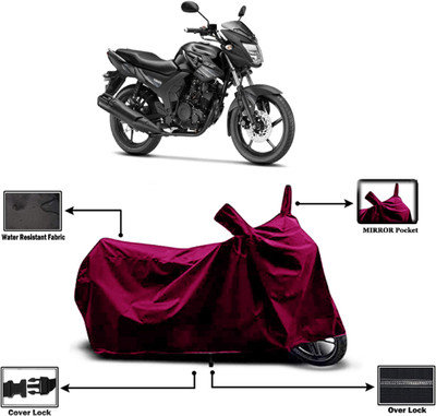 Amexride Two Wheeler Cover for Yamaha(SZ-RR V2 BS6, Maroon)