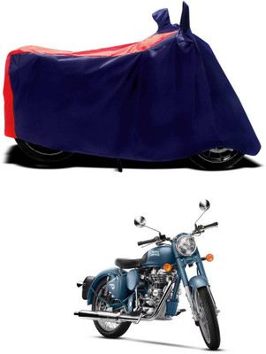 CODOKI Waterproof Two Wheeler Cover for Royal Enfield(Classic Squadron, Red)