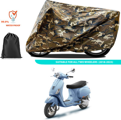 CODOKI Two Wheeler Cover for Vespa(ZX 125 BS6, Yellow)