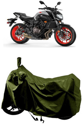 SUGASHRI Waterproof Two Wheeler Cover for Yamaha(MT 07 BS6, Green)