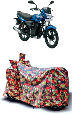 JSTraders Two Wheeler Cover for Bajaj(Platina 100 DTS-i, Multicolor)