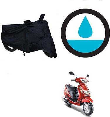 DeepShakshi AUTOMOTIVE Waterproof Two Wheeler Cover for Mahindra(Duro DZ, Black)