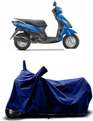 VESMEI Two Wheeler Cover for Suzuki(Let's, Blue)