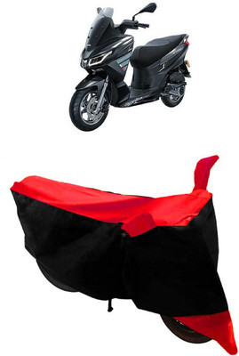 ABORDABLE Two Wheeler Cover for Aprilia(SXL 125 BS6, Black, Red)