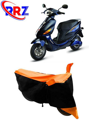 RRZ Waterproof Two Wheeler Cover for Hero(Electric Cruz, Black, Orange)