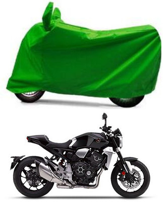Furious3D Two Wheeler Cover for Honda(CB1000R Plus, Green)