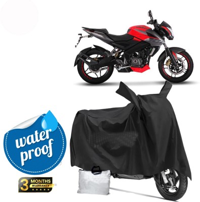 ZIMBER Waterproof Two Wheeler Cover for Bajaj(Pulsar 200 NS DTS-i, Black)