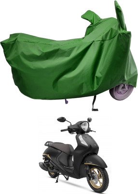 Amexride Two Wheeler Cover for Yamaha(Fascino 125 FI, Maroon)