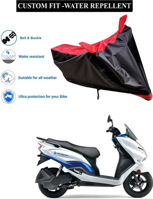 CODOKI Waterproof Two Wheeler Cover for Suzuki(Burgman Electric, Red)