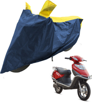 RiderShine Two Wheeler Cover for Hero(Electric Flash, Blue, Yellow)