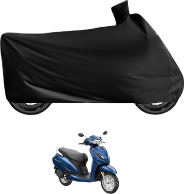 Auto Hub Waterproof Two Wheeler Cover for Honda(Activa 6G, Black)