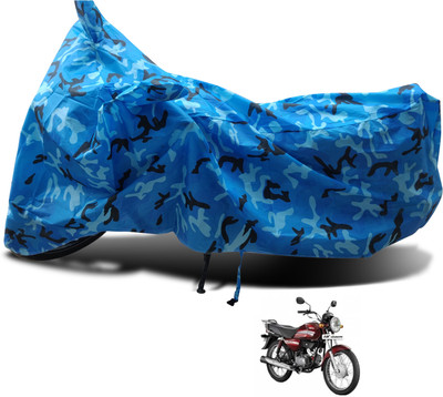 Euro Care Waterproof Two Wheeler Cover for Hero(HF Dawn, Blue)