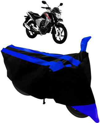 MMSSTAR Waterproof Two Wheeler Cover for Honda(Dazzler, Black, Blue)