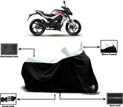 Amexride Two Wheeler Cover for CFMoto(150NK BS6, White)