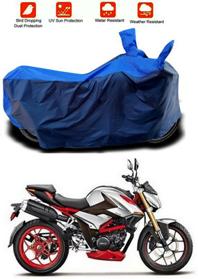 MMSSTAR Waterproof Two Wheeler Cover for Hero(XF3R BS6, Blue, Blue)