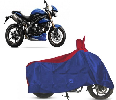 EGAL Waterproof Two Wheeler Cover for Triumph(Speed Triple, Red)