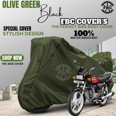 AutoGalaxy Waterproof Two Wheeler Cover for Hero(Splendor, Green)