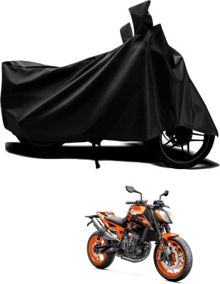 AASHTIK MART Two Wheeler Cover for KTM(890 Duke, Black)